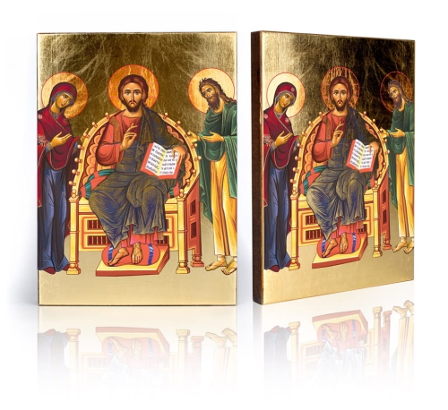Ikona Religijna Deesis (modlitwa, prośba) - GAR IP-3054 - Dewocjonalia P.H. Jakóbczak - Katolicki sklep liturgiczny i hurtownia