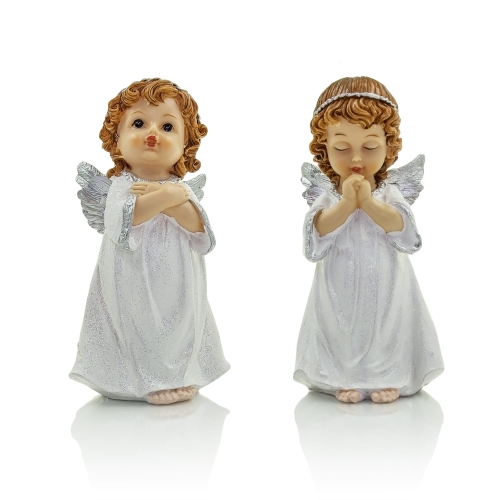 Aniołki - modlitwa - 22 cm - JS XQ7814B-0 - Dewocjonalia P.H. Jakóbczak - Katolicki sklep liturgiczny i hurtownia