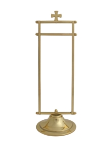 Stojak (wieszaczek) na ręczniczek mosiężny, duży