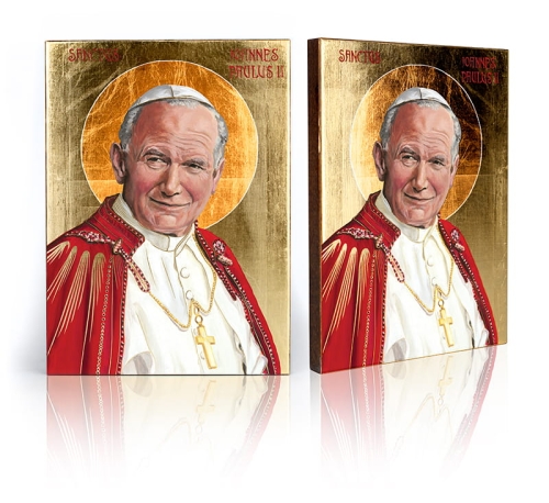 Ikona Religijna Święty Jan Paweł II - GAR IP-3041 - Dewocjonalia P.H. Jakóbczak - Katolicki sklep liturgiczny i hurtownia