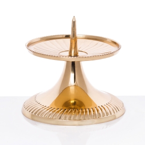 Lichtarz mosiężny - 6 cm