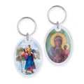 Brelok - św. Krzysztof - wizerunki świętych - JS KC299-0 - Dewocjonalia P.H. Jakóbczak - Katolicki sklep liturgiczny i hurtownia