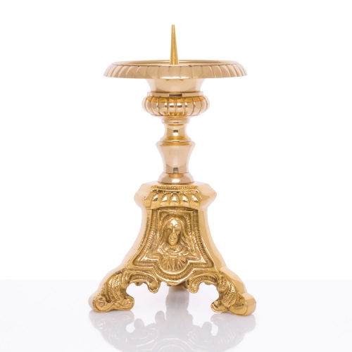 F-81.jpg Lichtarz mosiężny - 17 cm