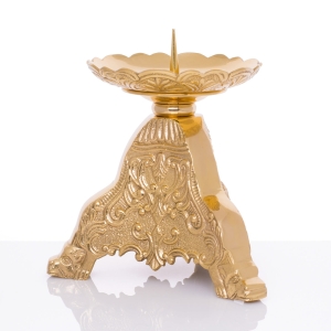 Lichtarz mosiężny - 17 cm