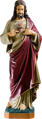 Serce Pana Jezusa (98 cm) - ELM 110 - Dewocjonalia P.H. Jakóbczak - Katolicki sklep liturgiczny i hurtownia