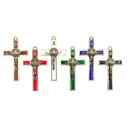 Krzyż - św. Benedykt - K2063G - JS K2063G-0 - Dewocjonalia P.H. Jakóbczak - Katolicki sklep liturgiczny i hurtownia