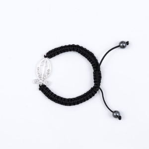 Bransoletka sznurek - rybka chrześcijańska - Ichtis