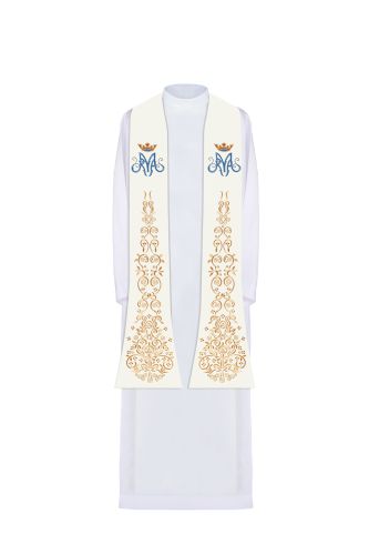 Stuła KST/040/05 - HAF KST/040/05 - Dewocjonalia P.H. Jakóbczak - Katolicki sklep liturgiczny i hurtownia