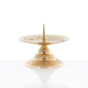 Lichtarz - mosiądz - 6 cm