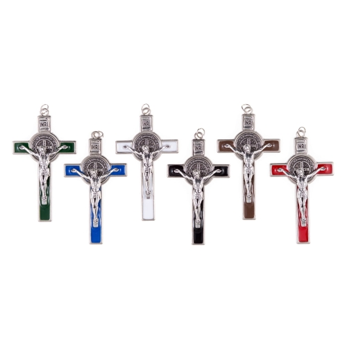 Krzyż - Św. Benedykt - JS K3015-0 - Dewocjonalia P.H. Jakóbczak - Katolicki sklep liturgiczny i hurtownia