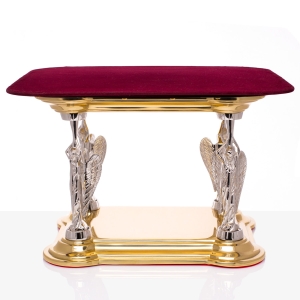 Tron pod monstrancję - mosiądz