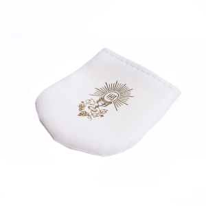 Etui na rzep z ekoskóry, białe