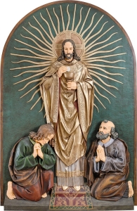 Płaskorzeźba Chrystusa (102x150 cm)