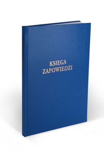 Księga zapowiedzi - GAR KZap - Dewocjonalia P.H. Jakóbczak - Katolicki sklep liturgiczny i hurtownia