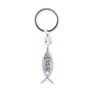 Brelok - rybka chrześcijańska - Ichtys - JESUS