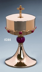 Puszka śr,14 - nodus czerwony lub niebieski, koszyczek kamienie czerwone lub niebieskie