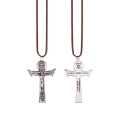 Naszyjnik - krzyżyk - Trójca Święta - pamiątka bierzmowania - JS K009 - Dewocjonalia P.H. Jakóbczak - Katolicki sklep liturgiczny i hurtownia