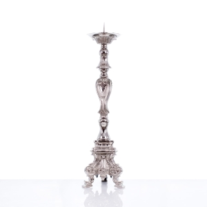 Lichtarz - mosiądz - nikiel - 70 cm