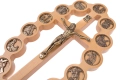 Krzyż z drogą krzyżową z drewna bukowego 28 cm - LSA DK01 - Dewocjonalia P.H. Jakóbczak - Katolicki sklep liturgiczny i hurtownia